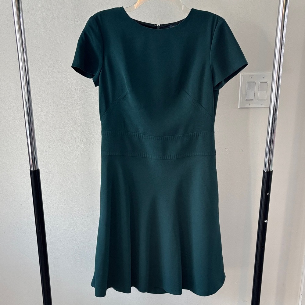 Brooks Brothers Green Fit and Flare Dress